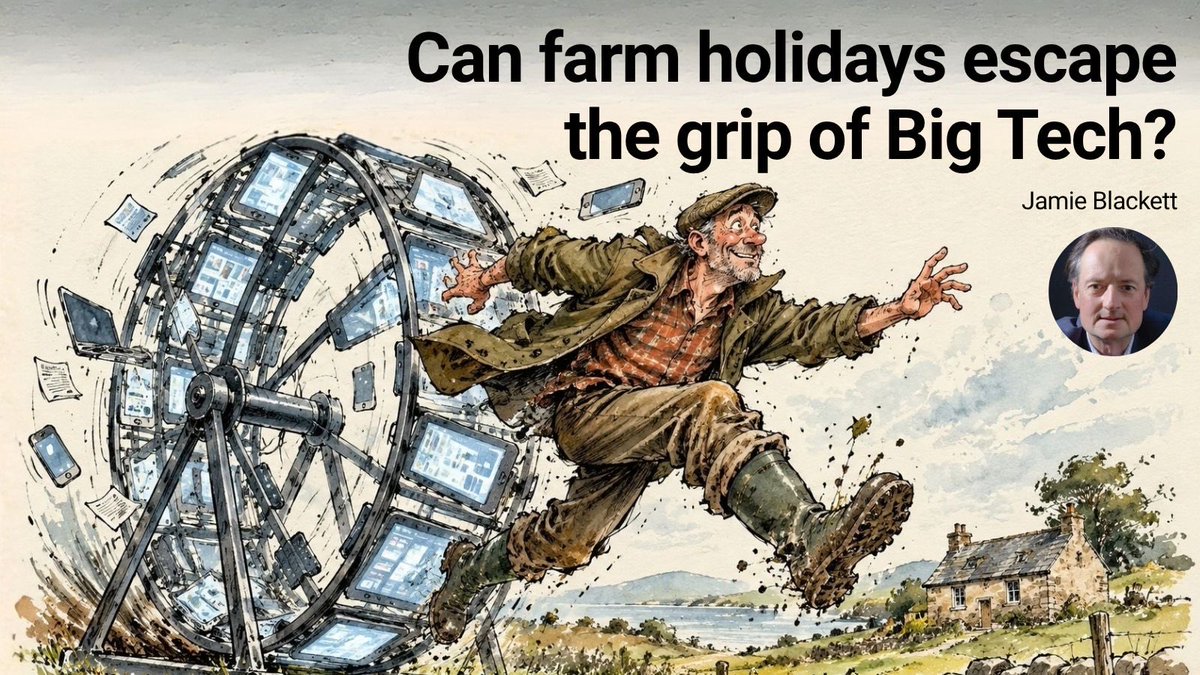 scribehound's tweet photo. 🏡 Can farm holidays escape the grip of Big Tech?

Jamie Blackett explores the frustrations of holiday letting - &amp; whether Only Farmers could offer farmers a different way to reach guests and develop new income streams.

👉 Read now https://t.co/0TyykCZln4

#Scribehound #Farming https://t.co/lzasmr8ezE