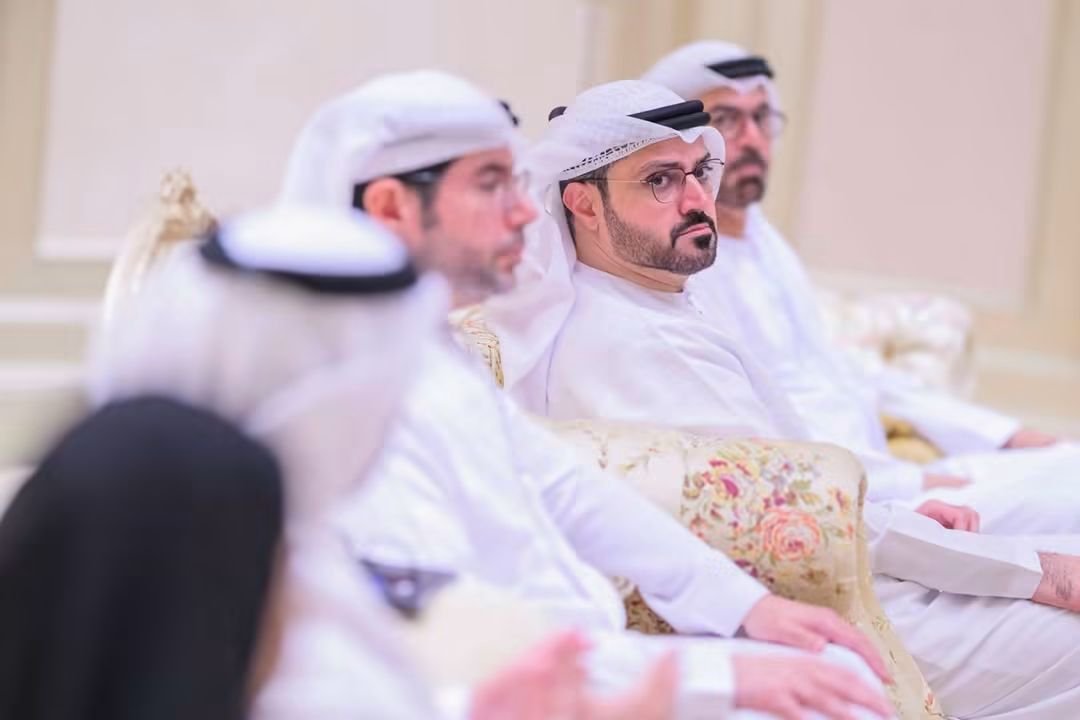 ZambiaMFAIC's tweet photo. President @HHichilema has held a meeting with a delegation from the Government of #UAE , led by H.E Sheikh Shakhboot bin Nahyan Al Nahyan, Minister of State, and H.E Mohammad bin Abdullah Al Gergawi, Minister of Cabinet Affairs.

https://t.co/xHg8Wouc95 https://t.co/OPmN56ehbs