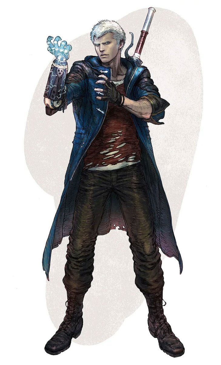 creativeuncut's tweet photo. Nero, Dante, and V from Devil May Cry 5 by artist Tatsuya Yoshikawa. 

More art from the game: https://t.co/hMBekvFM6E https://t.co/5EyRNGay4E