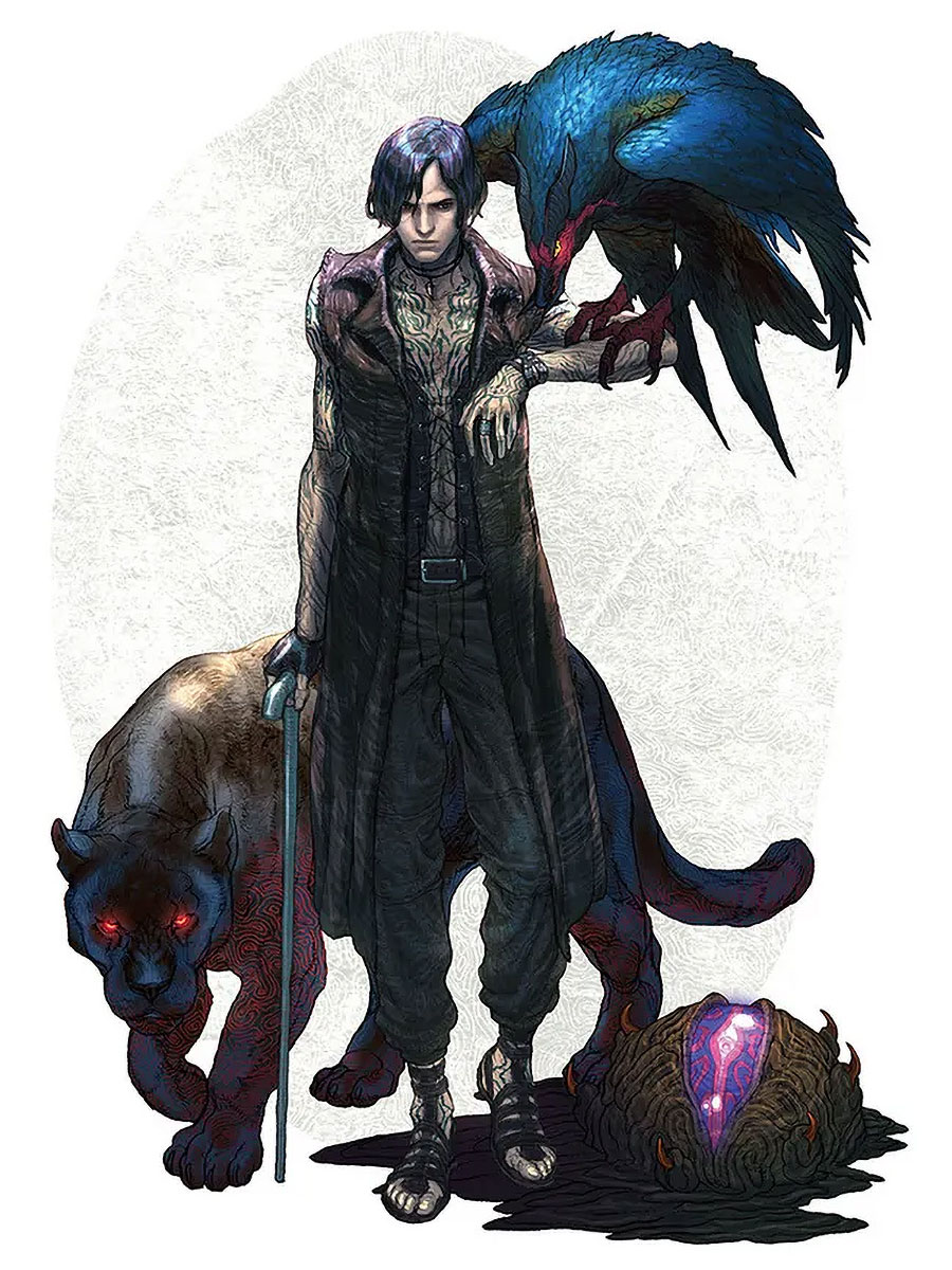 creativeuncut's tweet photo. Nero, Dante, and V from Devil May Cry 5 by artist Tatsuya Yoshikawa. 

More art from the game: https://t.co/hMBekvFM6E https://t.co/5EyRNGay4E
