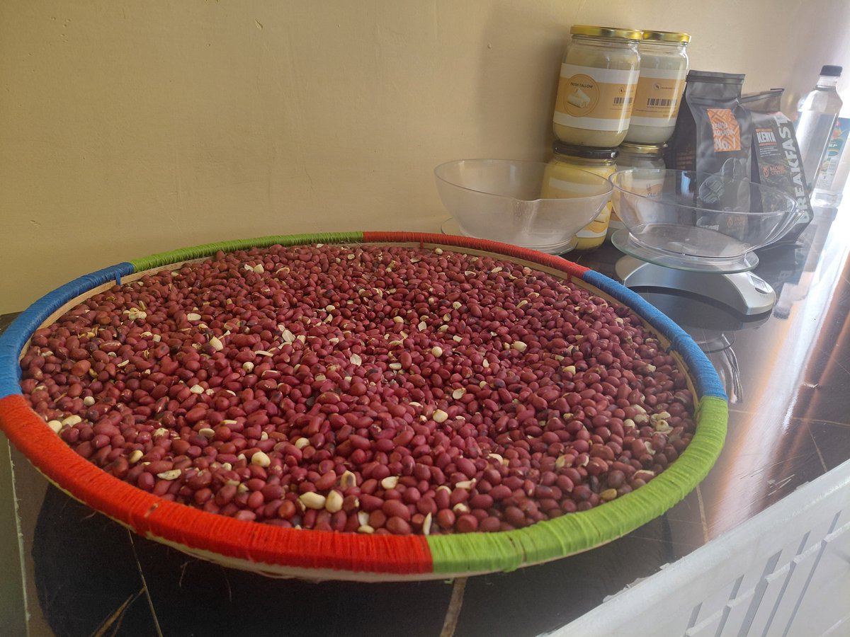 amerix's tweet photo. The groundnut flour is almost ready. https://t.co/2lUgtwPyKb
