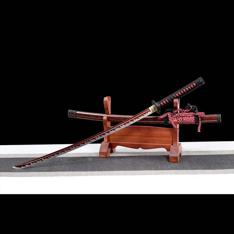 swordcustom's tweet photo. Before the katana, there was the tachi. 🏯

Longer, more curved, worn edge-down by mounted samurai. This Sword Custom red-blade T10 tachi — from $350.

Own the sword that started it all.

👉 https://t.co/n3EQYEkErc

#Tachi #Katana #SwordCustom https://t.co/Cs8uuh0YI2