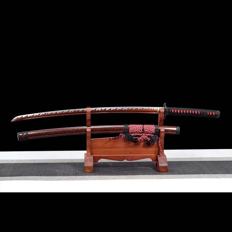 swordcustom's tweet photo. Before the katana, there was the tachi. 🏯

Longer, more curved, worn edge-down by mounted samurai. This Sword Custom red-blade T10 tachi — from $350.

Own the sword that started it all.

👉 https://t.co/n3EQYEkErc

#Tachi #Katana #SwordCustom https://t.co/Cs8uuh0YI2