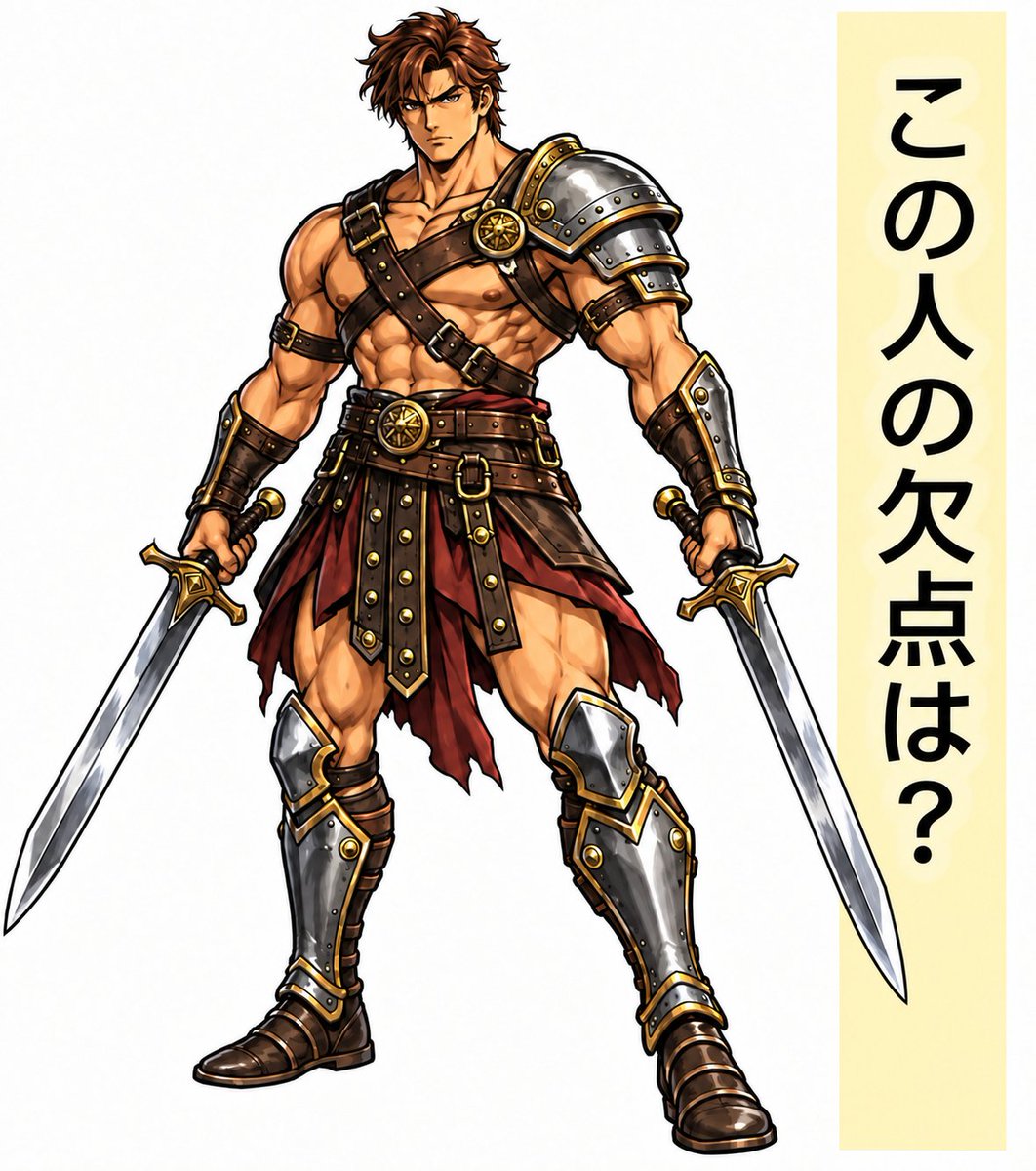 Ogiribot's tweet photo. 【お題】
この人の欠点は？ https://t.co/PDoJnI94bQ