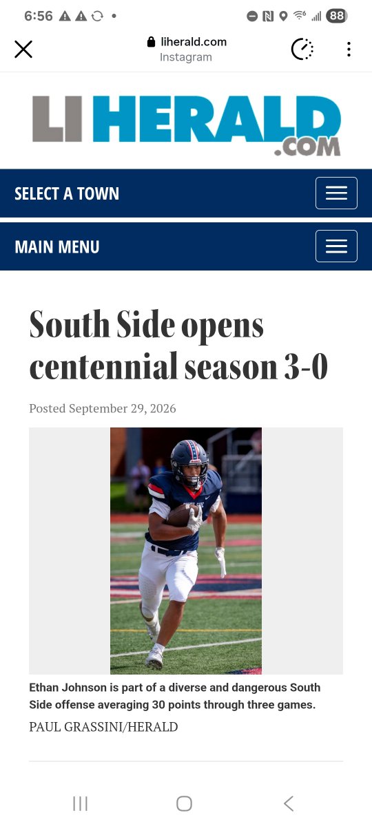 Johnson_Ethan7's tweet photo. It is truly solidifying to see all of the hard work and dedication put in when I am featured in the hometown Rockville Centre Herald. Always grateful. https://t.co/5K6APSRJ0v