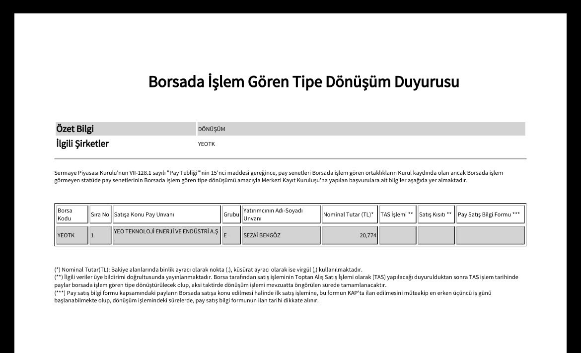 TarikBasoglu's tweet photo. #yeotk 

PANIK YAPMAYIN

DIYE PAYLAŞMAKTAYIM

ŞIRKET ILE ALAKALI OLMAYAN VE

ŞIRKETİN DAHA ÖNCE KAP TA

AÇIKLADIĞI VE BELİRTTİĞİ

GÜVEN AÇISINDAN ÖNEMLİYDİ ❗️

FON DA OLAN 27001 LOT 

% 0.003 ORANA DENK GELiYORDU ❗️

BURDAKİDE ORANSAL %0.0032 

GÜLE GÜLE SEZAI BEKGÖZ😡❗️ https://t.co/FHbghGvKne