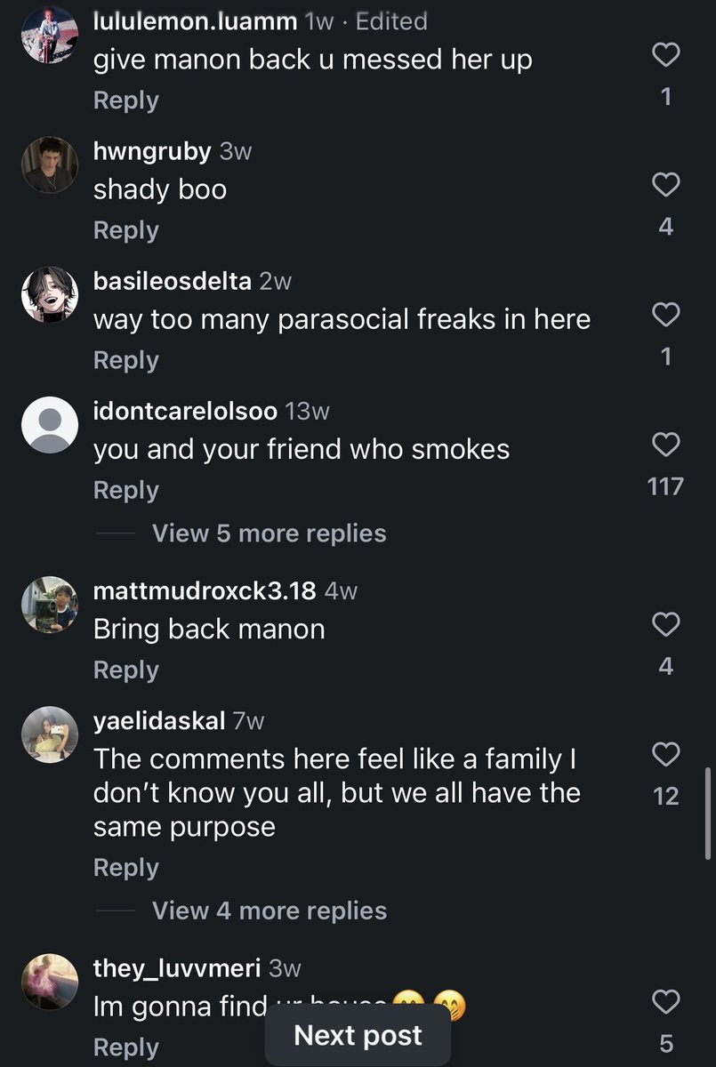korysverse's tweet photo. the double standards on this app kill me. manon’s fans can’t address shade from daniela whose entire family has been disrespecting manon on the internet but eyekons can harass manon’s best friends for weeks over commenting “fs” on a katseye post… https://t.co/I5lsoT6xZu