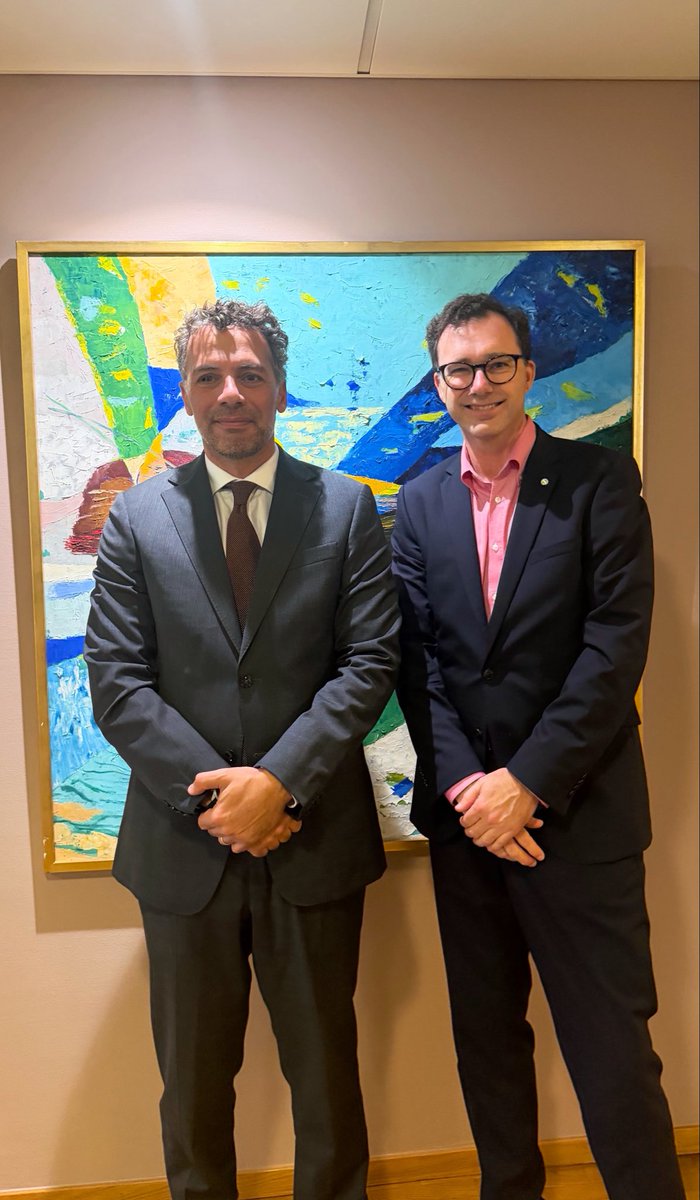 DorosVenezis's tweet photo. Pleased to have met today Robert Limmergård, Secretary-General of the Swedish Security and Defence Industry Association (SOFF). We discussed the potential cooperation and partnership between Swedish &amp; Cypriot defence industries.
@limmergard @CyprusMFA @DefenceCyprus @CCCI_Cyprus https://t.co/4YSz5IGAsw