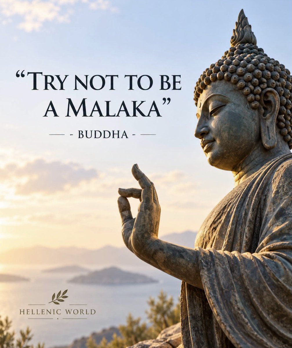 CryptoTare's tweet photo. A little Greek wisdom with a sense of humour… sometimes the best advice in life is also the simplest: try not to be a malaka. 😅

Be kind, stay humble, respect people and life usually goes a lot smoother. 💙

#HellenicWorld #GreekHumour #GreekLife #GreekCulture #Malaka https://t.co/d4gjaBE96j