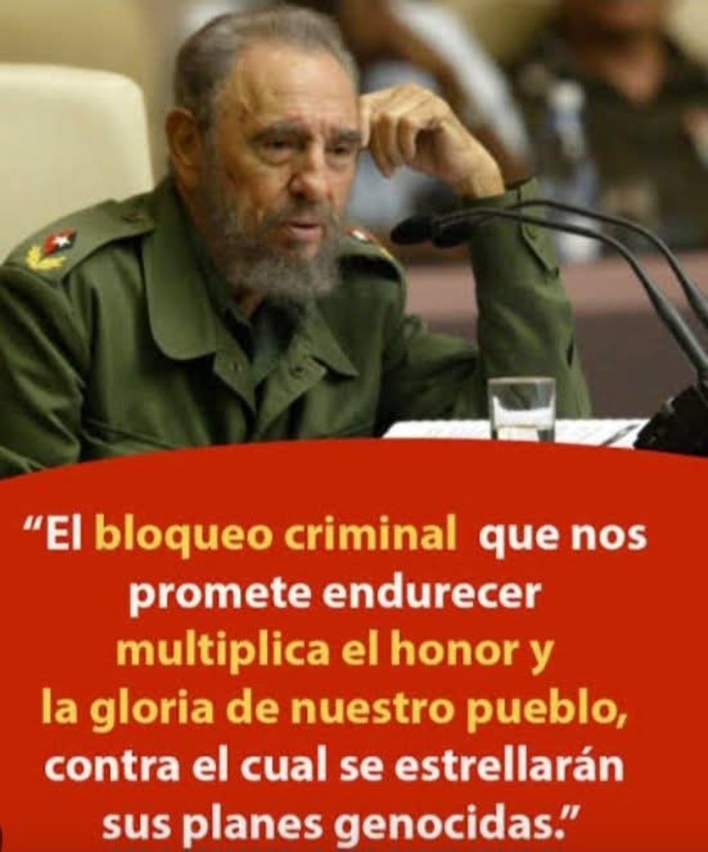 IsaelRo3971293's tweet photo. #100AñosConFidel
#FidelPorSiempre
#VillaClaraConTodos 
#CubaNoEsUnaAmenazaElBloqueoSí https://t.co/JfsXly0A4u