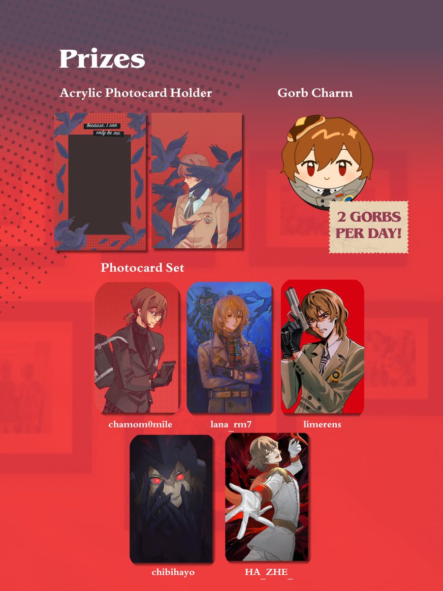 chamom0mile's tweet photo. Peel back the mask of our beloved bird and take on the unsolvable case at #Cosmania2026 

Details for 𝐀 𝐌𝐮𝐫𝐝𝐞𝐫 𝐨𝐟 𝐂𝐫𝐨𝐰𝐬  ★ Dedicated stamp rally for Persona 5's Goro Akechi ★ down below! Prizes are limited to five each day 

#FanfairAtCosplayMania2026 https://t.co/h97RJu7Pn3