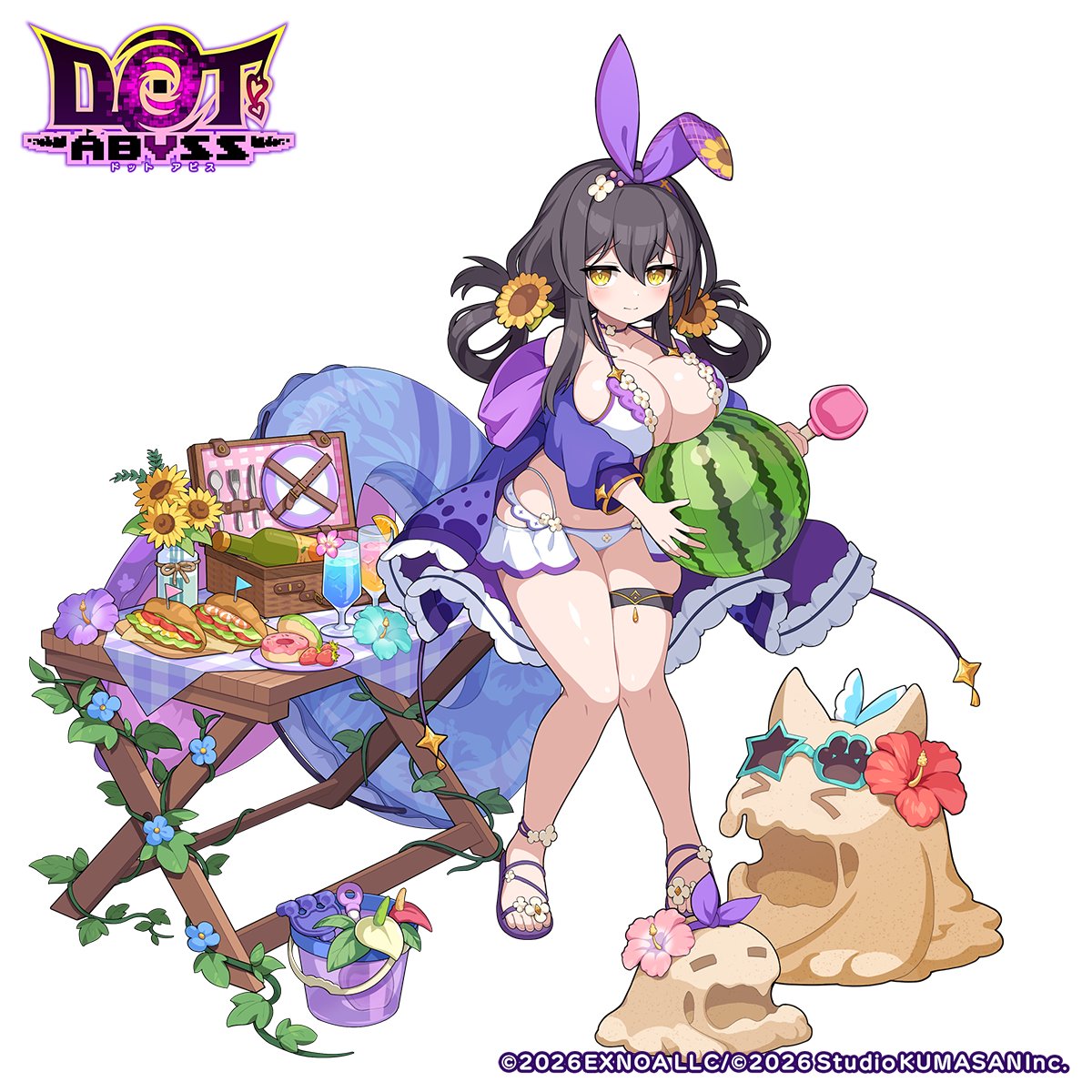 nyamaln's tweet photo. DMMGAMES くまさんブラック
『ドットアビス』にて
「水着ヒマリ」キャラクターデザインを担当させて頂きました。
よろしくお願いします👙🍉
#ドットアビス https://t.co/HXrVQqCJSC