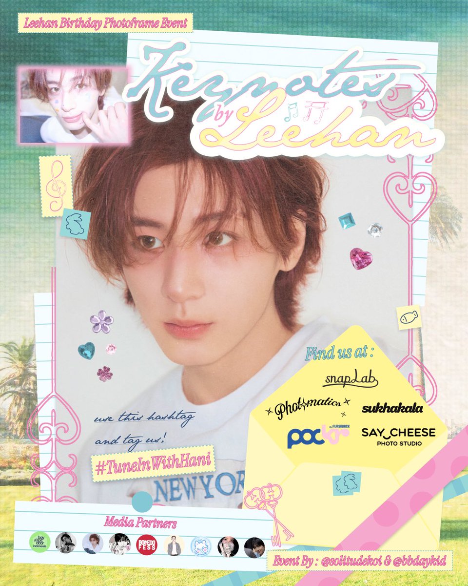 taesanbsd's tweet photo. [MP]

𑣲𝄞 Keynotes by Leehan . . ꩜  ݁ ˖Ი𐑼⋆

Photoframe event for #LEEHAN birthday by @solitudekoi &amp; @bbdaykid .ᐟ

🗓️ 1 October - 2 November 2026
. .ᯓ 🇮🇩🇦🇺🇹🇭

Capture your best moment with our frame and share it using #TuneInWithHani ♡

#BOYNEXTDOOR #이한 https://t.co/qbsBfvbZoU