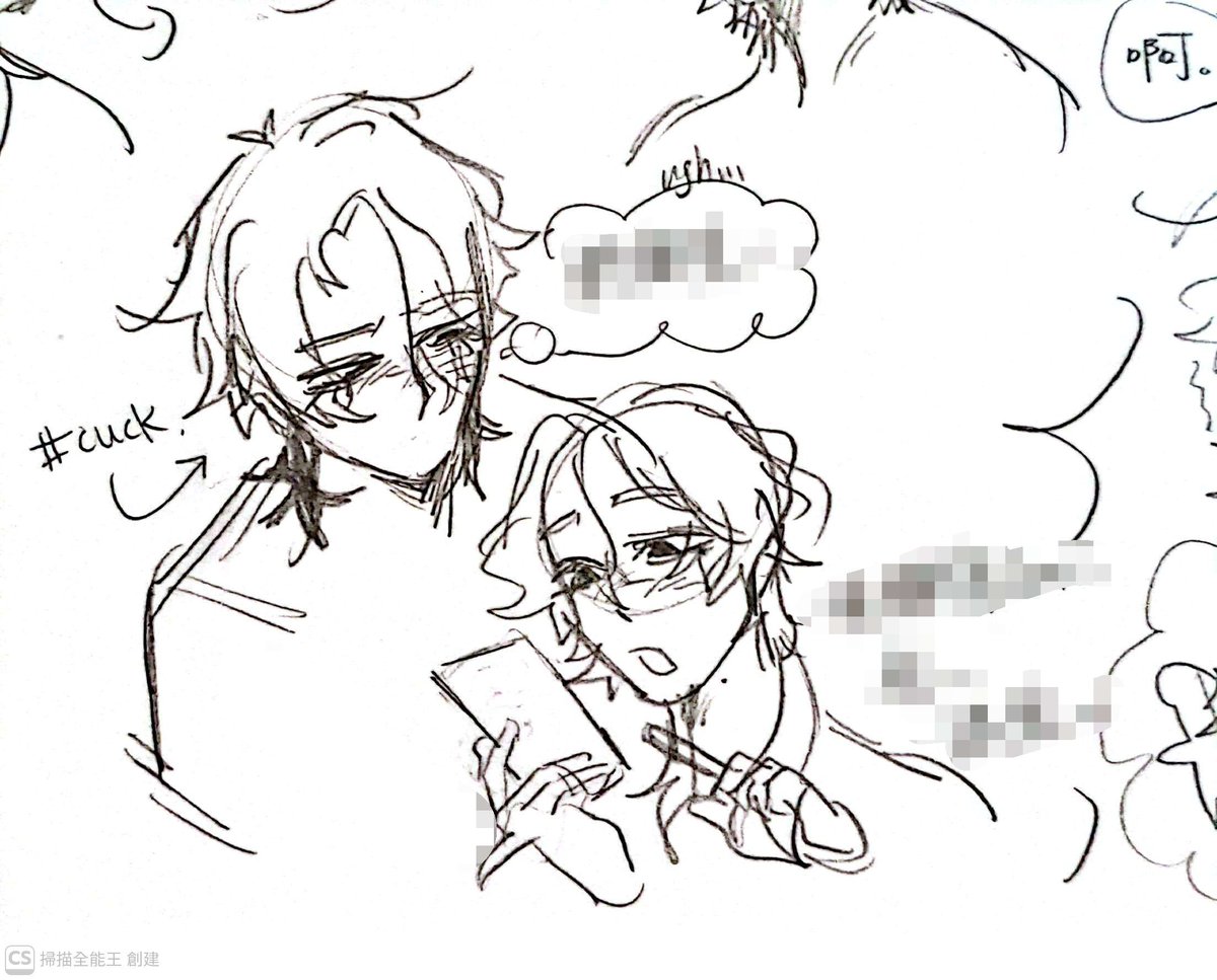 SAIGWAA_'s tweet photo. 今日畫咗幾個hg……請不要理會 pg. 3非hg 人物，只是原創人物，別介意
只是 rkgk，沒有甚麼是認真畫的。 https://t.co/2q18oyV63p