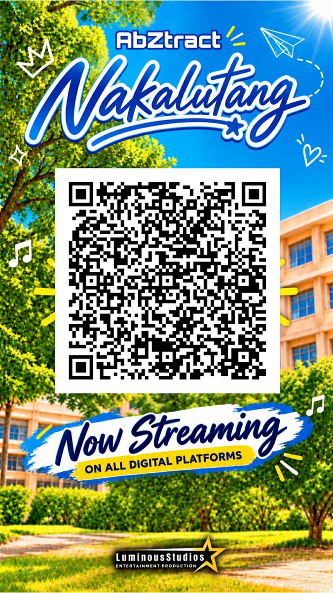 AbZtractOfc's tweet photo. Stream NAKALUTANG now.🥰

 #AbZtract #AbZtractNakalutang #Ppop #fypシ゚ #LuminousStudios https://t.co/RoUQ4dfQIm