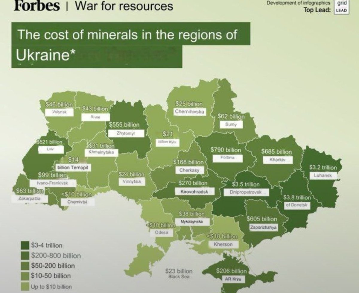 ricwe123's tweet photo. Did you know that in 2014 Ukraine needed a loan?
There were two offers were on the table:

🔴 The IMF dangled $15 billion,but with strings attached:

-Scrap the ban on private land ownership

-Slash pensions and fuel subsidies,classic austerity.

🔴 Russia also offered $15 billion.
No strings, no neoliberal gutting of the economy.

President Yanukovych picked the Russian deal.

So what happened?

Washington backed a coup, ousted him, and installed a new puppet regime.

The new government bent the knee to the IMF, signed off on austerity program and opened the door to privatization.

Now, massive chunks of Ukrainian land,about a third,are in the hands of foreign giants like BlackRock.....