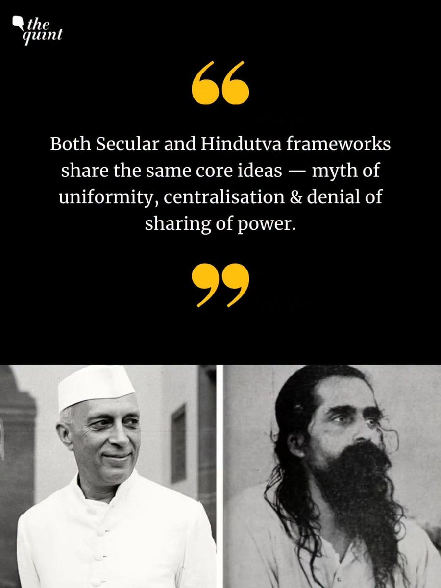faizan0008's tweet photo. The Secular Consensus is trap for Indian Muslims

Both Secular and Hindutva Frameworks share the same core ideas https://t.co/PQvXMlMgNU