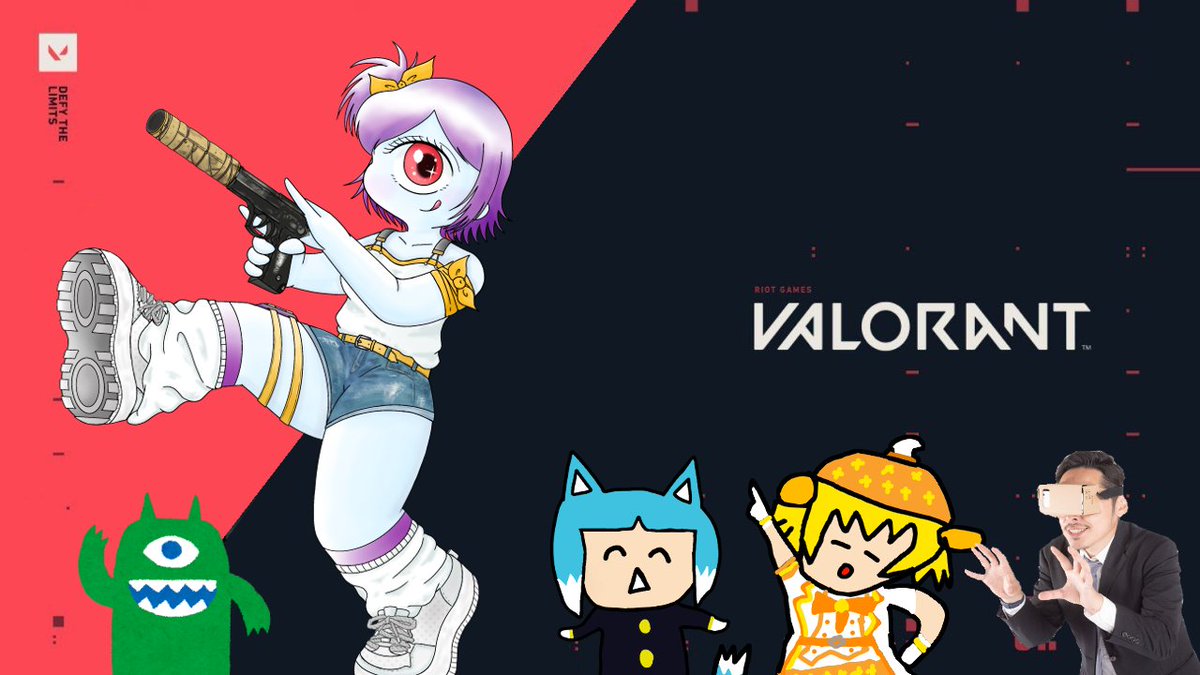 kujootti's tweet photo. 第二回　ヴァロ久しぶりにやろうぜの会　ゲスト　ましろ 八雲 スラッシュ しみ太郎【VALORANT】 https://t.co/VBODaPC1Ww @YouTubeより https://t.co/J4zGmvabqa