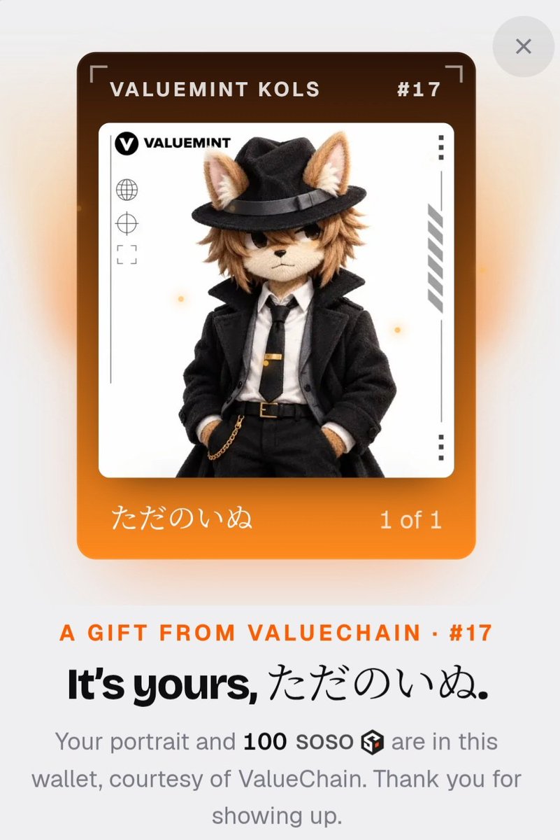 one_wan_inu's tweet photo. SoDEX @sodex_official に関してのポストをしていたら

100SOSOいただきました✨

Elias @eliasing__ 
@ValueChainL1
ありがとうございます😆

@SosovalueJP 
@SoSoValueCrypto https://t.co/v2QyrSCZZQ