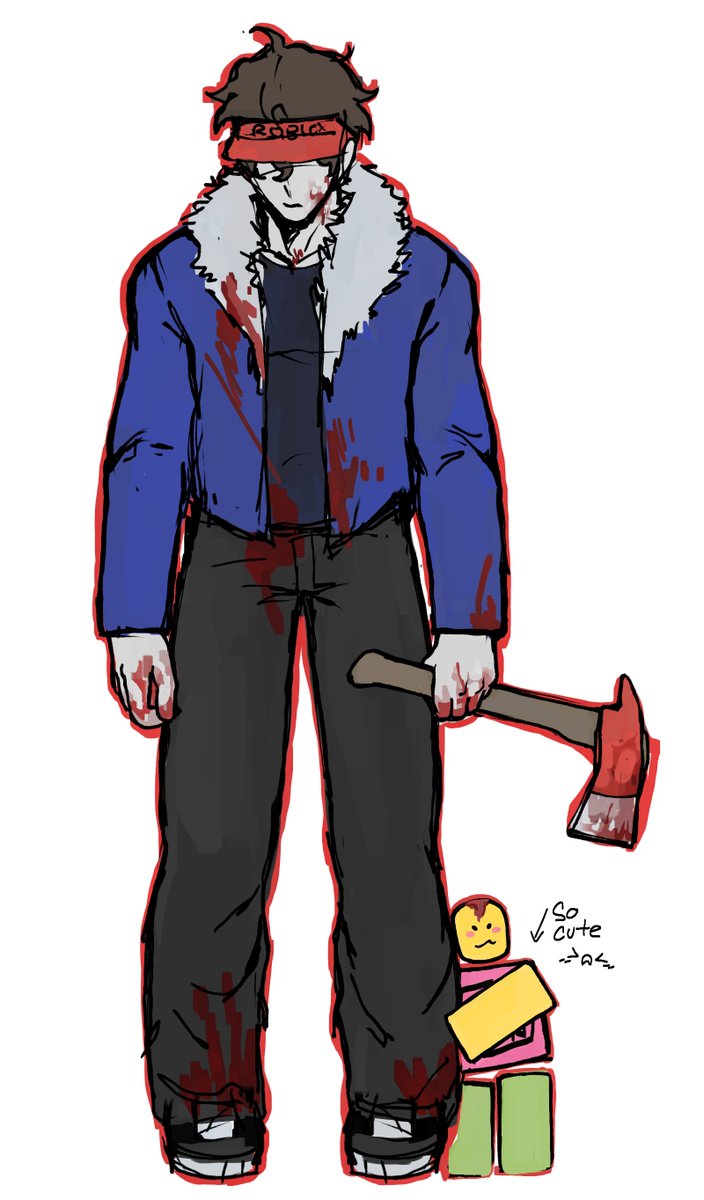 KISEKIXCP's tweet photo. I'm practicing drawing full bodies (I'm a beginner). #badthings #badthingsfanart https://t.co/7MOHPse88j