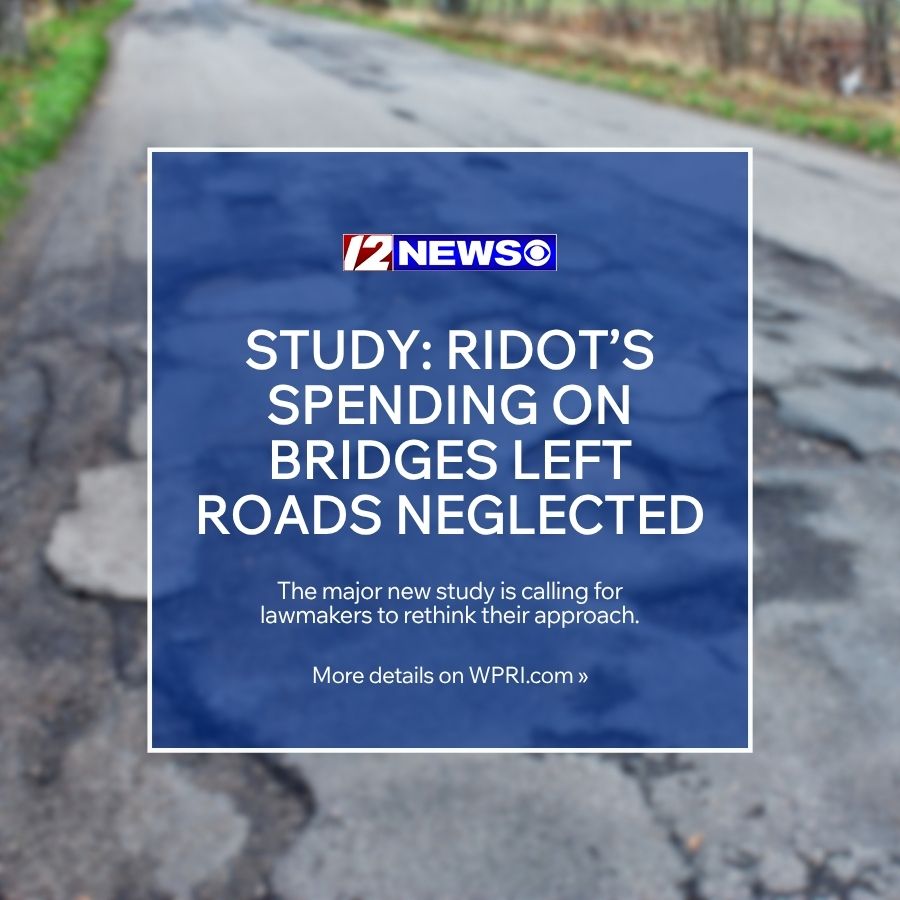 wpri12's tweet photo. The study follows a Target 12 investigation earlier this year that found Rhode Island has had the roughest state roads in the country for at least a decade, even as RIDOT's budget doubled to over $1 billion.

@TedNesi has the story: https://t.co/2dYu01YM6I https://t.co/q4akKiQ0Eh
