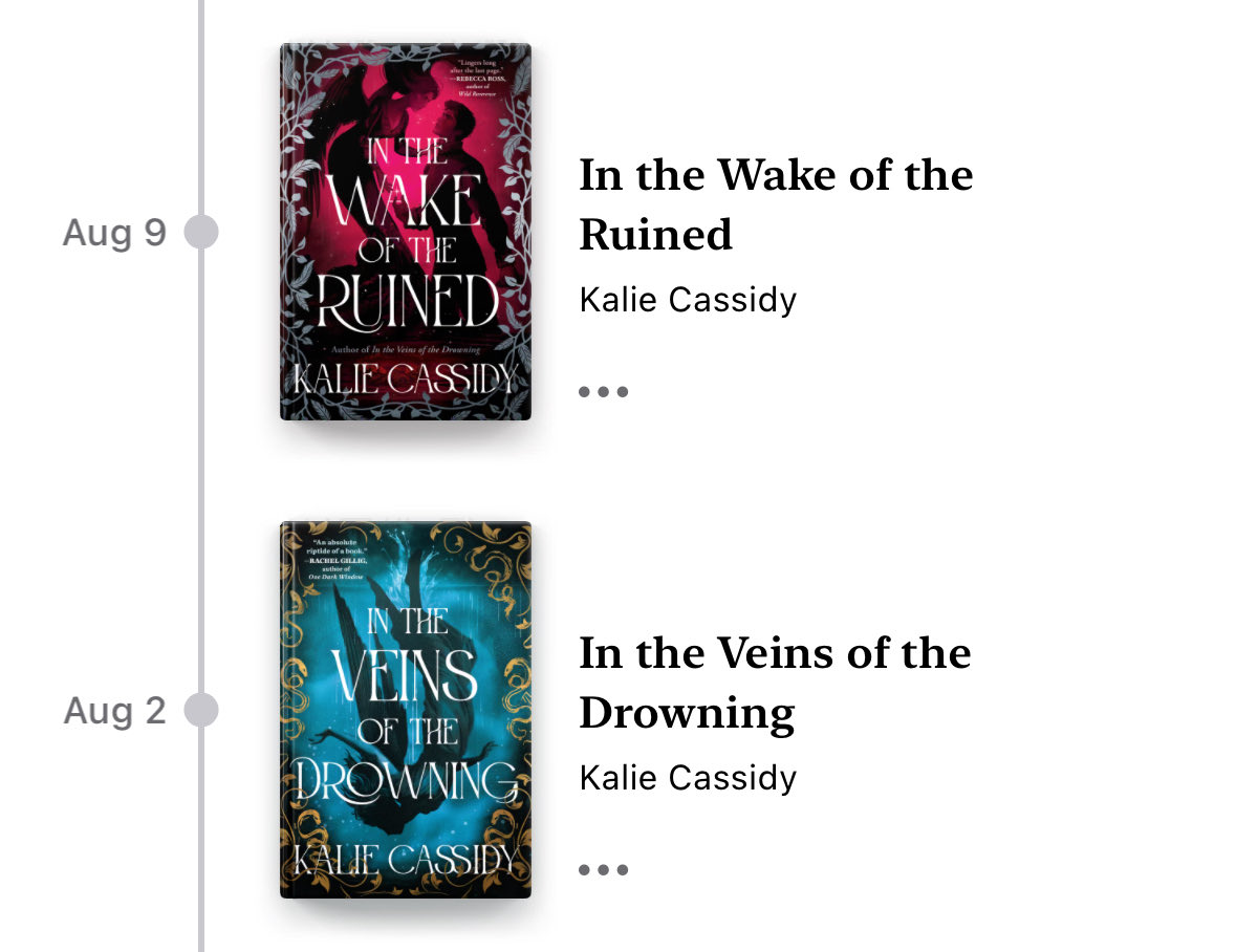 boneappl3teeth's tweet photo. 2⭐️ In the Veins of the Drowning duology 
I fought myself to finish this duology to be honest wkwkwk. Isinya pure lust, nangis bgt. Simpelnya I didn’t like the writing. Heran kenapa ini sangat overrated🥲 https://t.co/2YOdwquAcj