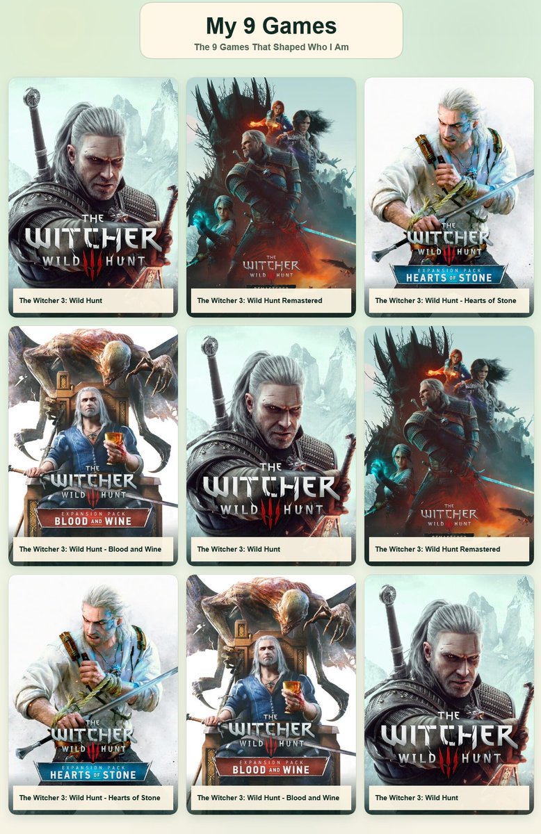 TeaWithMandyxo's tweet photo. 9 games that shaped who I am https://t.co/nKr1JACEp2