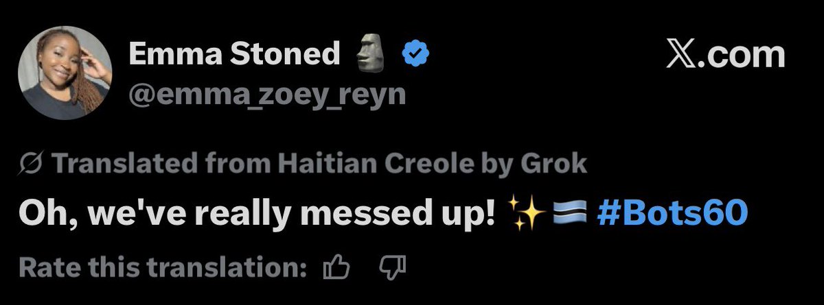 bobbystheory's tweet photo. guys how is this haitian creole when it’s setswana 😭😭 https://t.co/0E0I1NQagJ