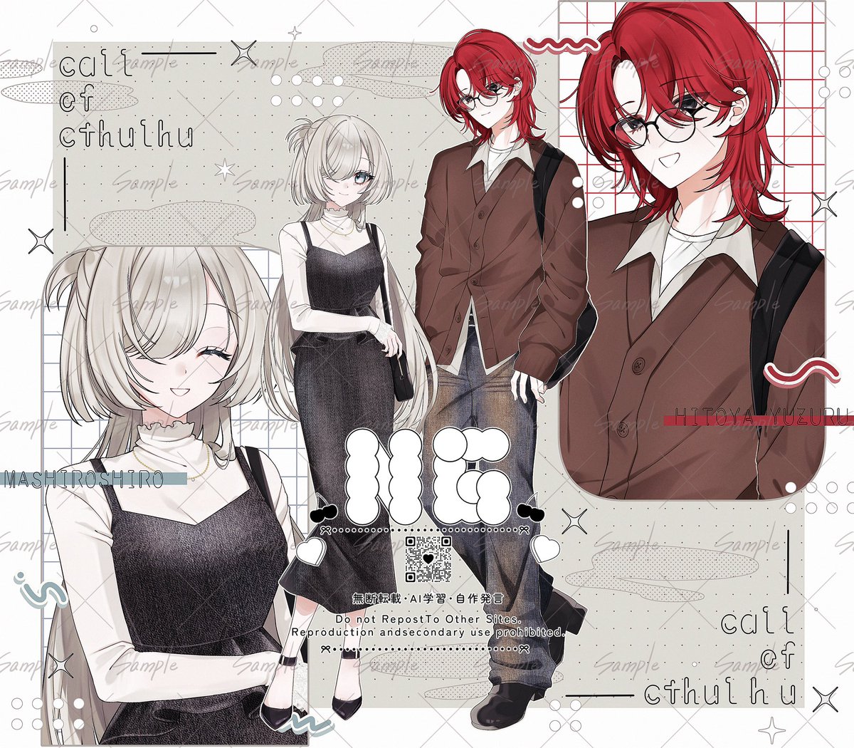 uuoco_'s tweet photo. ❤️🩶#Commission🩵🤍
それぞれ立ち絵と差分のご依頼でした♪リクエストありがとうございましたっᐡ ̳ᴗ  ̫ ᴗ ̳ᐡ💮 https://t.co/U2J5NoOQmG