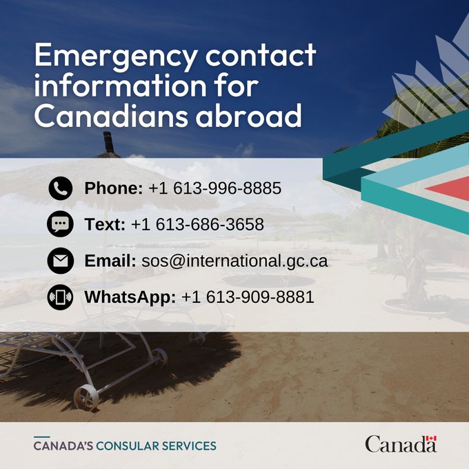 CanadaenPeru's tweet photo. 📢Ciudadanos canadienses en Perú: hoy es el Día Nacional de la Verdad y la Reconciliación en Canadá. Los servicios consulares de emergencia seguirán disponibles
👉Comunícate con nosotros al (51-1)319 3200 o al centro de emergencia:
https://t.co/tO0HMozCQI
https://t.co/UbcpDAP4S1 https://t.co/Ak8j4bcLKq