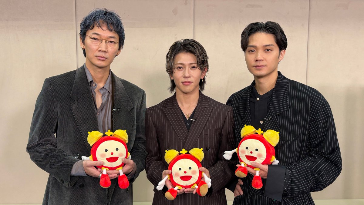 cx_mezamashi's tweet photo. あす1日(木)のめざましテレビエンタメPick Up☝️

映画｢mentor｣のジャパンプレミアに登場した磯村勇斗さん、末澤誠也さん、綾野剛さんにインタビュー🎤

映画の見どころ👀3人の関係性の"変化"にちなんで「自分が"変化"したいこと」✨を聞いたよ❗️

☆内容変更の際はご了承下さい https://t.co/WEPOwXvlFU