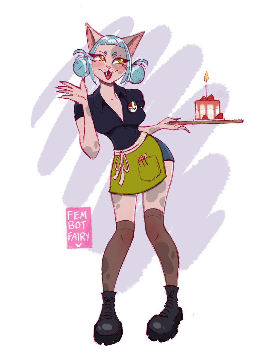 fembotfairy's tweet photo. pov: you go to your favorite italian restaurant for your birthday (ik i drew the flag wrong 🫩) #furry #furryartㅤㅤㅤ https://t.co/gw449jjFgK