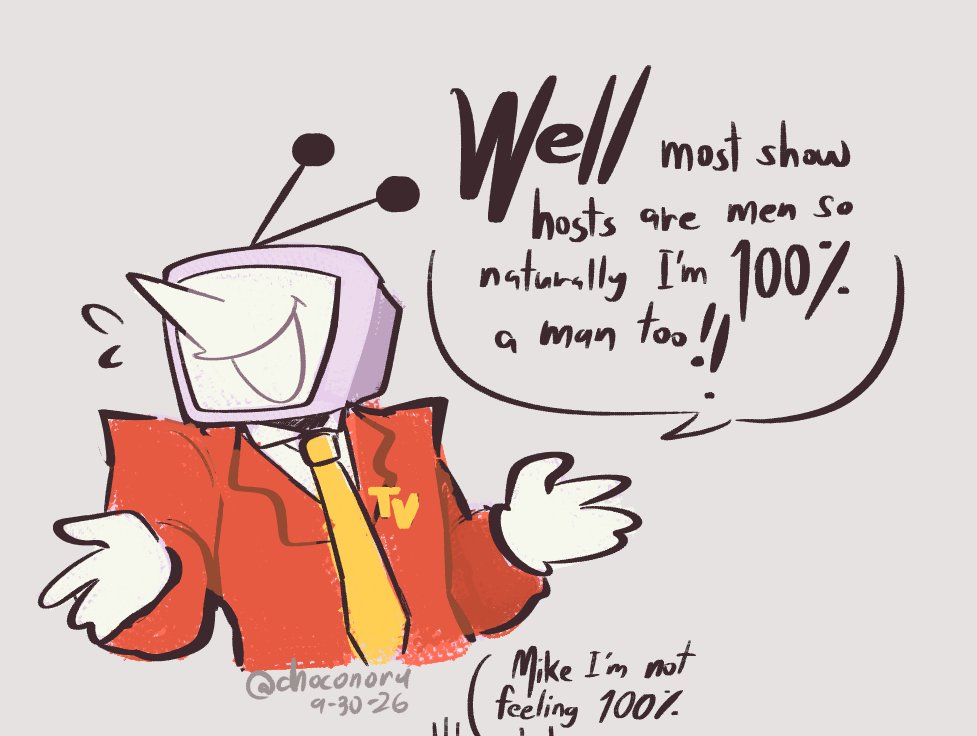choconoru's tweet photo. Speaking my truth #deltarune #tenna https://t.co/58IKsXVG1u