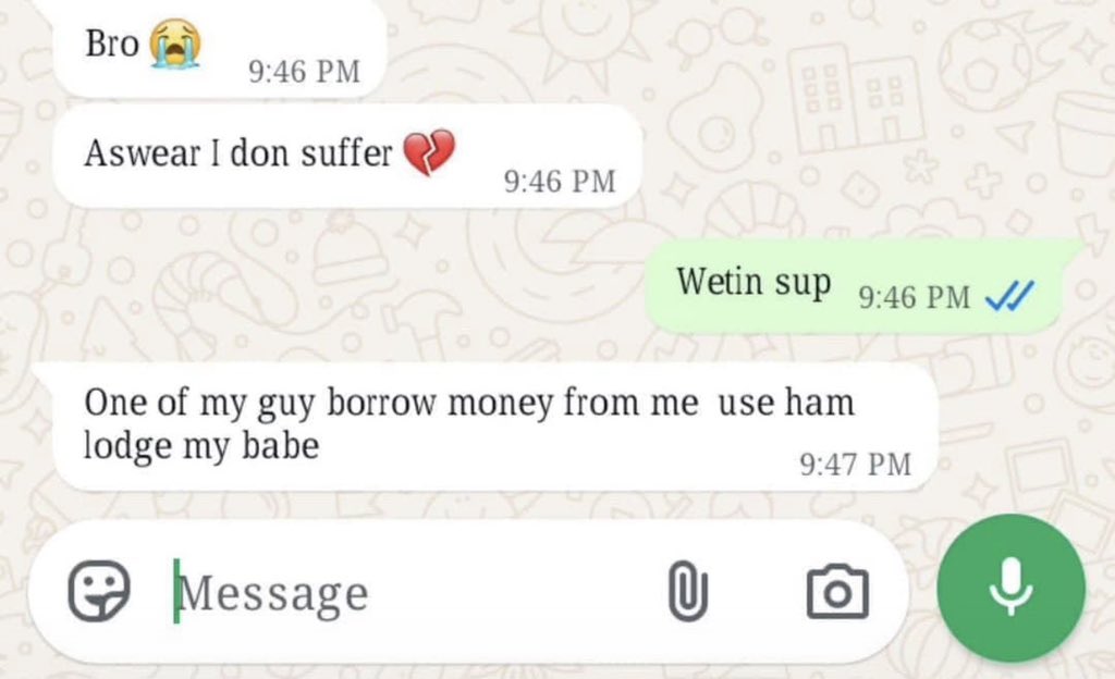 djDoubleDot0's tweet photo. Wetin we go call this for football 😂 https://t.co/UHvvTkHqcJ