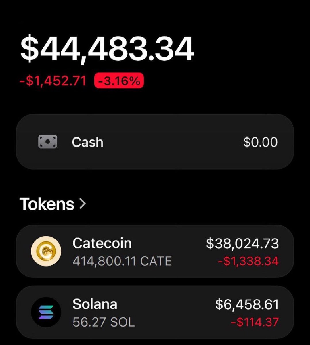 AlphaAgentcall's tweet photo. Finally made over $35,000 from $CATE

Giving away $10,000 among the first 500 people to retweet, like and follow!🔔

Drop your $SOL address! https://t.co/zad3M2FEoM