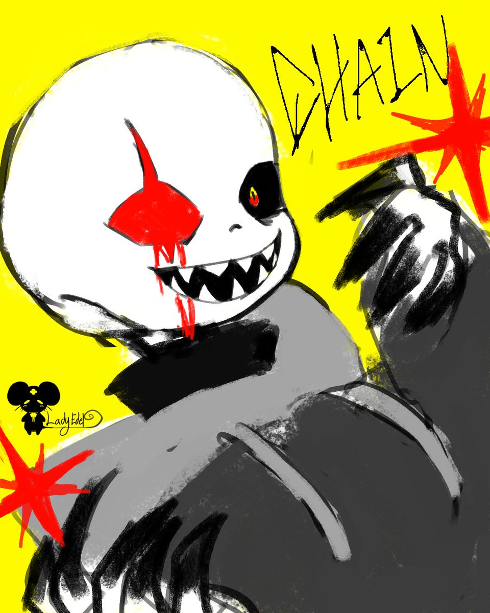 ladyedel_'s tweet photo. Meet Chain Sans! 
#utmv #sansoc https://t.co/WVJrK16ISX