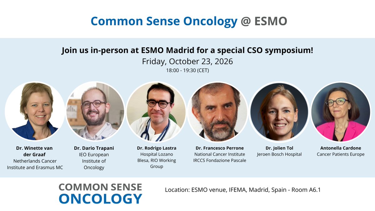 RIO_Oncology's tweet photo. El 23 de octubre, dentro del congreso #ESMO26, RIO participa en el encuentro internacional de #CSO

🌍 Compartiremos iniciativas y experiencias de distintos países... y al finalizar encuentro informal de oncólogos españoles. 

Inscríbete:
https://t.co/siVEZrcXOe https://t.co/HSeaSxwMed
