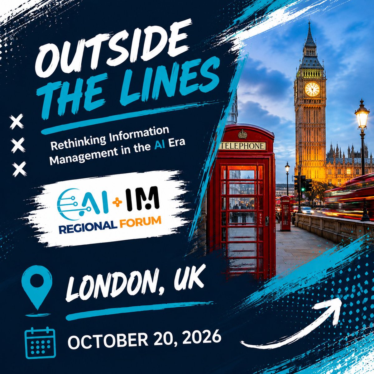 AIIMIntl's tweet photo. What happens when AI adoption and information governance meet at the same table?

Join 30 IM practitioners at AIIM’s interactive London forum.

📅 20 Oct | 1:30–4:30 PM
📍 116 Pall Mall
🎟️ Complimentary

Reserve: https://t.co/6bt81N8iVg
#AIIM #InformationManagement https://t.co/mjMfKx0ljH
