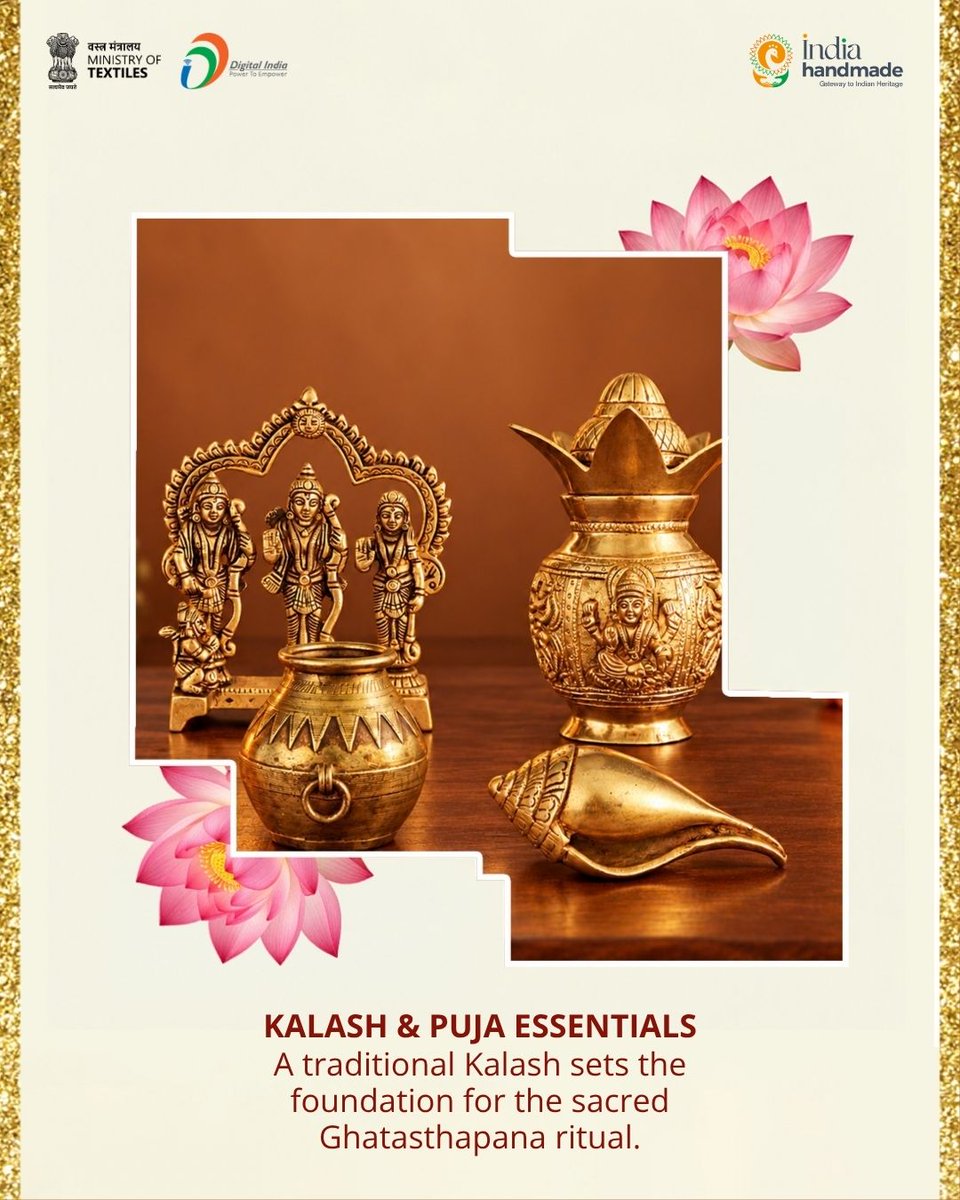 Indiahandmade_'s tweet photo. Dashain begins with faith, rituals and traditions. 🙏✨ Prepare your Ghatasthapana with sacred Kalash and puja essentials. Scan the QR code and shop for your Dashain celebrations at Indiahandmade. 🪔

#Dashain #Ghatasthapana #PujaEssentials #Indiahandmade https://t.co/1er7ZKWAFW
