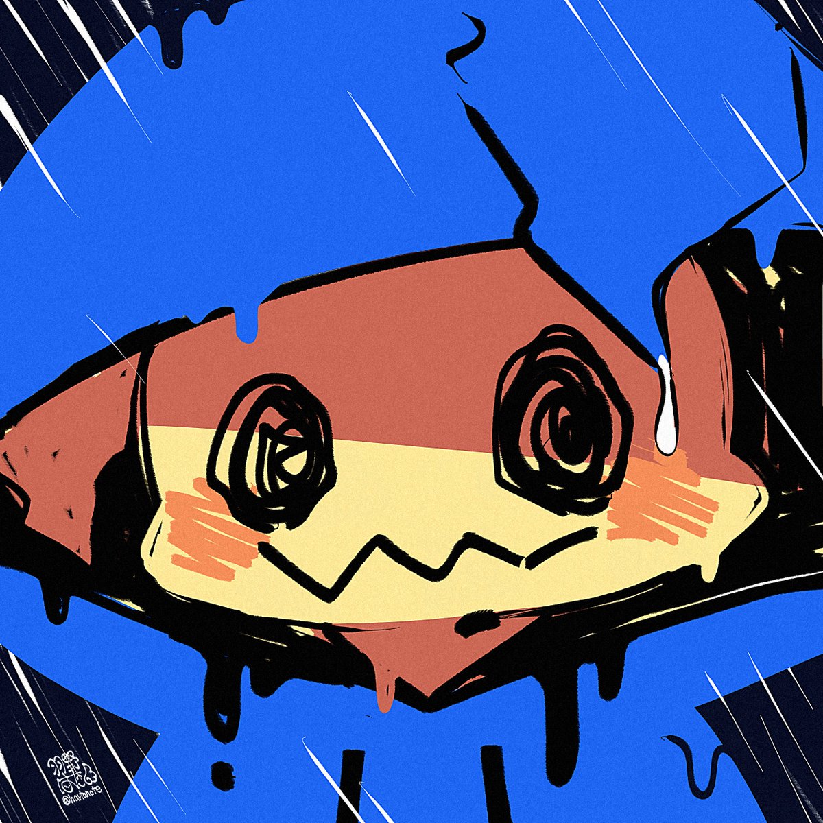 hartanote's tweet photo. ミミッキュ沢山描いた🪡
 #今月描いた絵を晒そうㅤ https://t.co/hq6Xoz2bTi