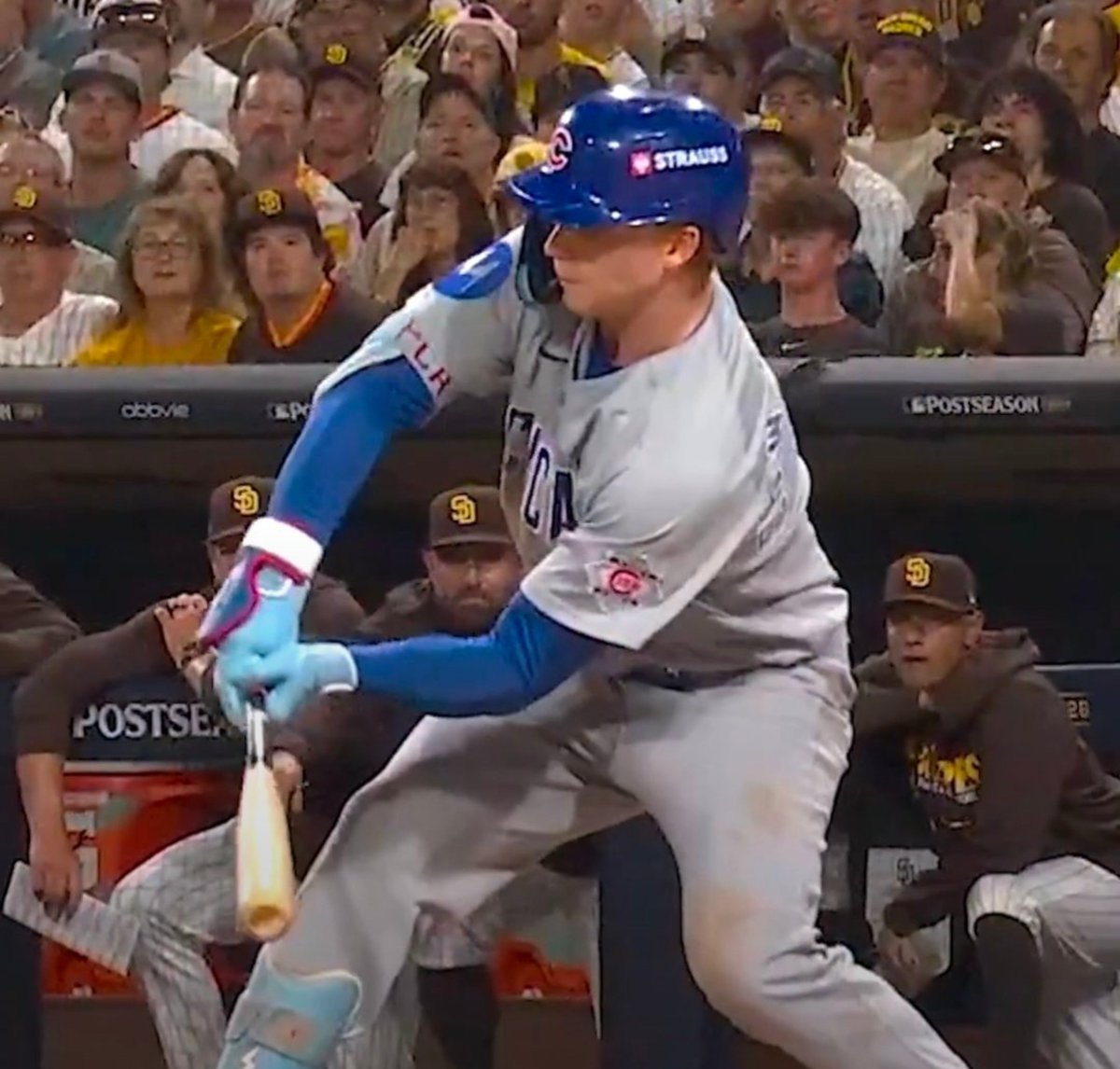 DanClarkSports's tweet photo. Pete Crow-Armstrong's behavior last night was an absolute disgrace, seen by millions of fans all over the world.

His demonstrative reaction and abuse towards an umpire, multiple times, who made correct calls, again highlighted his immaturity.

Such a terrible look for baseball! https://t.co/LKkusZt42C