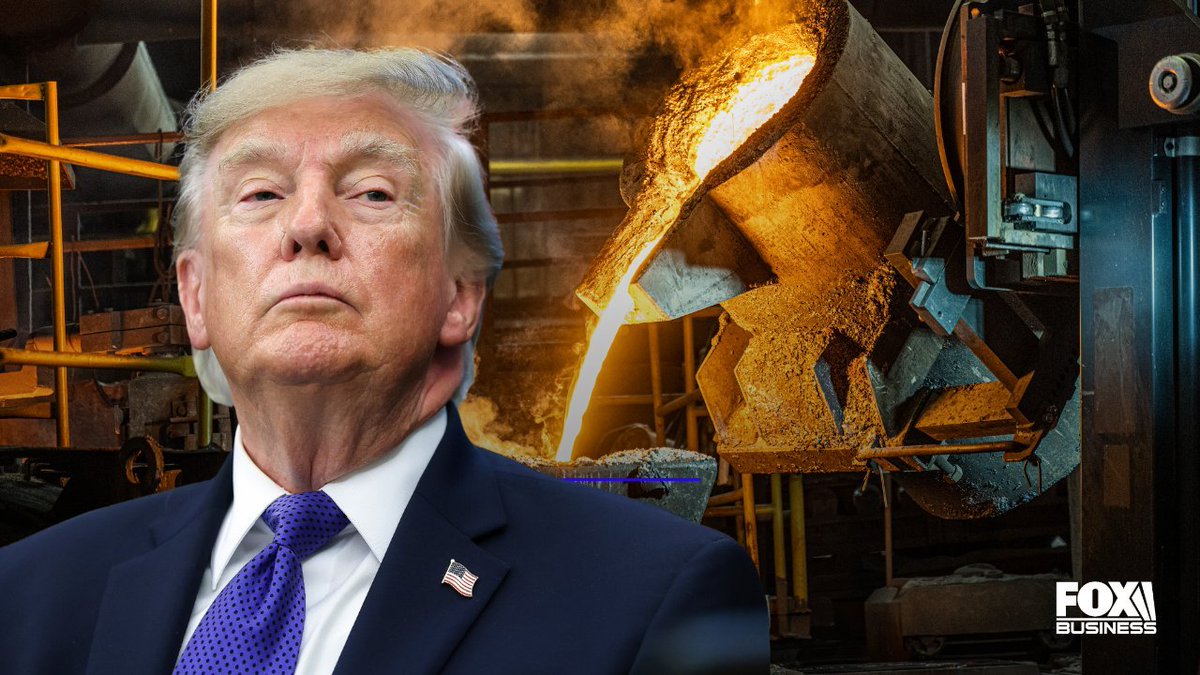 medbedTec's tweet photo. Trump's tariff strategy is taking shape with a $15 billion steel investment in Iowa

The planned steel plant could produce up to 10 million tons annually, while industry leader Kevin Dempsey says they are giving companies confidence to invest private capital in new American mills https://t.co/r356lpejxE