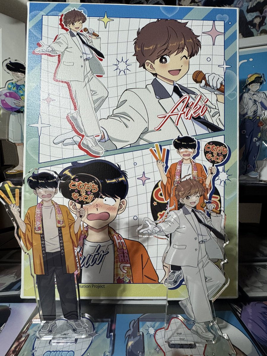 narunaru8635's tweet photo. 直前で売り切れて買えなかったキャンバスアートとアクスタ届いたぁ😭😭
かわいい😭😭 https://t.co/b4HufXRN1v