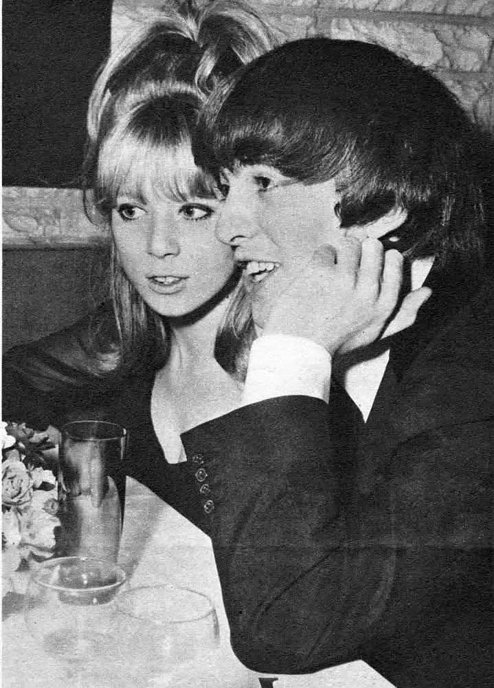 findtheture's tweet photo. April 8, 1964 - George Harrison and Pattie Boyd's first public date(1/2) https://t.co/yIFzSCjGYB