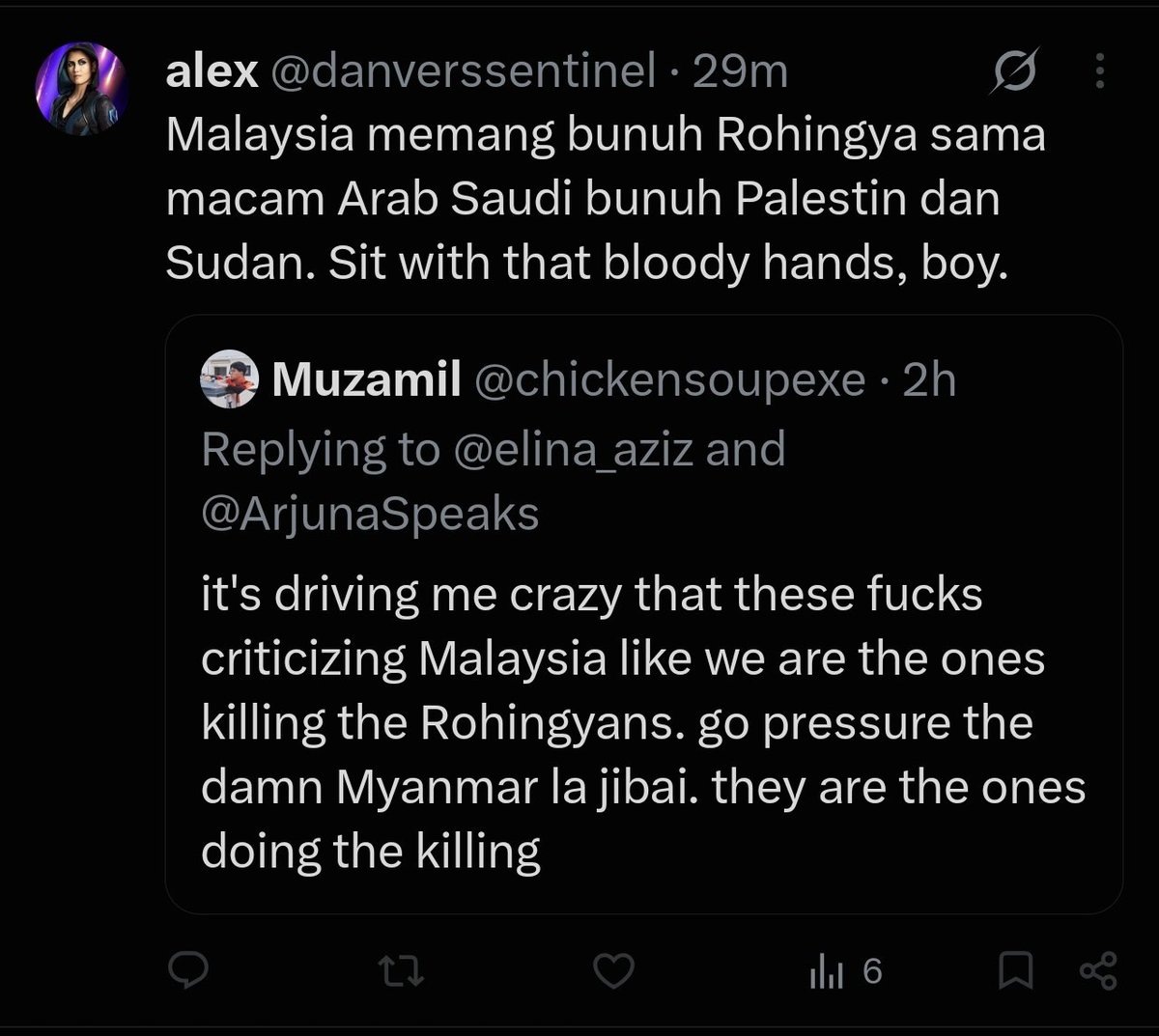 chickensoupexe's tweet photo. mende kau. baru aku nk jawab dah block 😂 https://t.co/54aaFAghMz