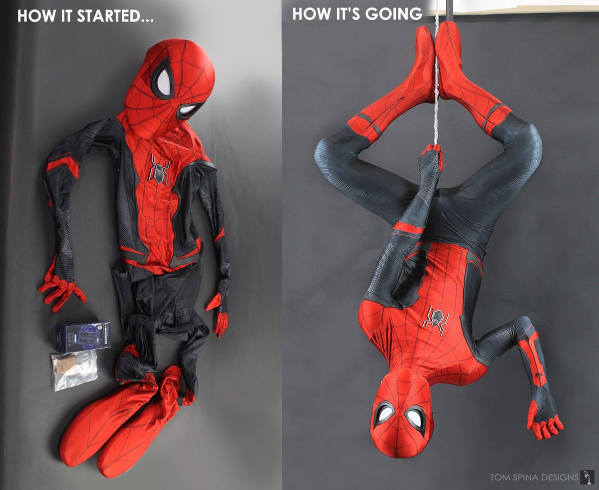 TomSpinaDesigns's tweet photo. While not a screen-used costume, we loved the challenge of building this #custommannequin for a client's cosplay #SpiderMan suit! See more: https://t.co/gnbVvBBska

#TomSpinaDesigns #Marvel https://t.co/qnHa8kZHrV