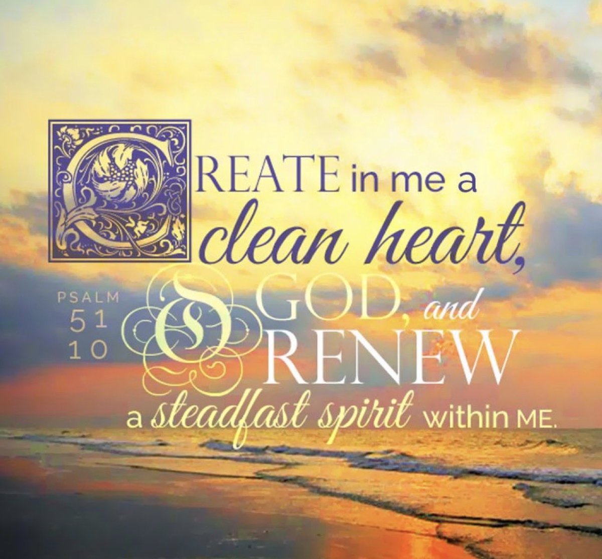 sharonePack's tweet photo. #Renewed
Create in me a clean heart, O God, and Renew a right spirit within me.
Restore to me the joy of your salvation, and
Uphold me with a willing spirit.
~2 Samuel 11,12 https://t.co/i63HVwtZhf