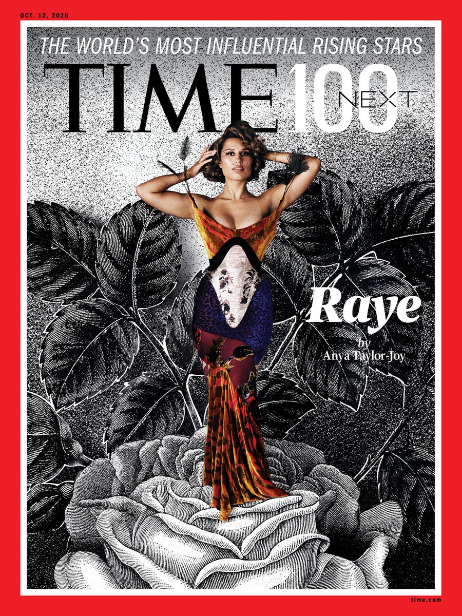 TIME's tweet photo. With billions of streams and several Grammy nominations under her belt, @raye really is that girl. So much so, she’s a 2026 TIME100 Next cover star https://t.co/HEGgrUw6Hh https://t.co/88TTSj1GEx