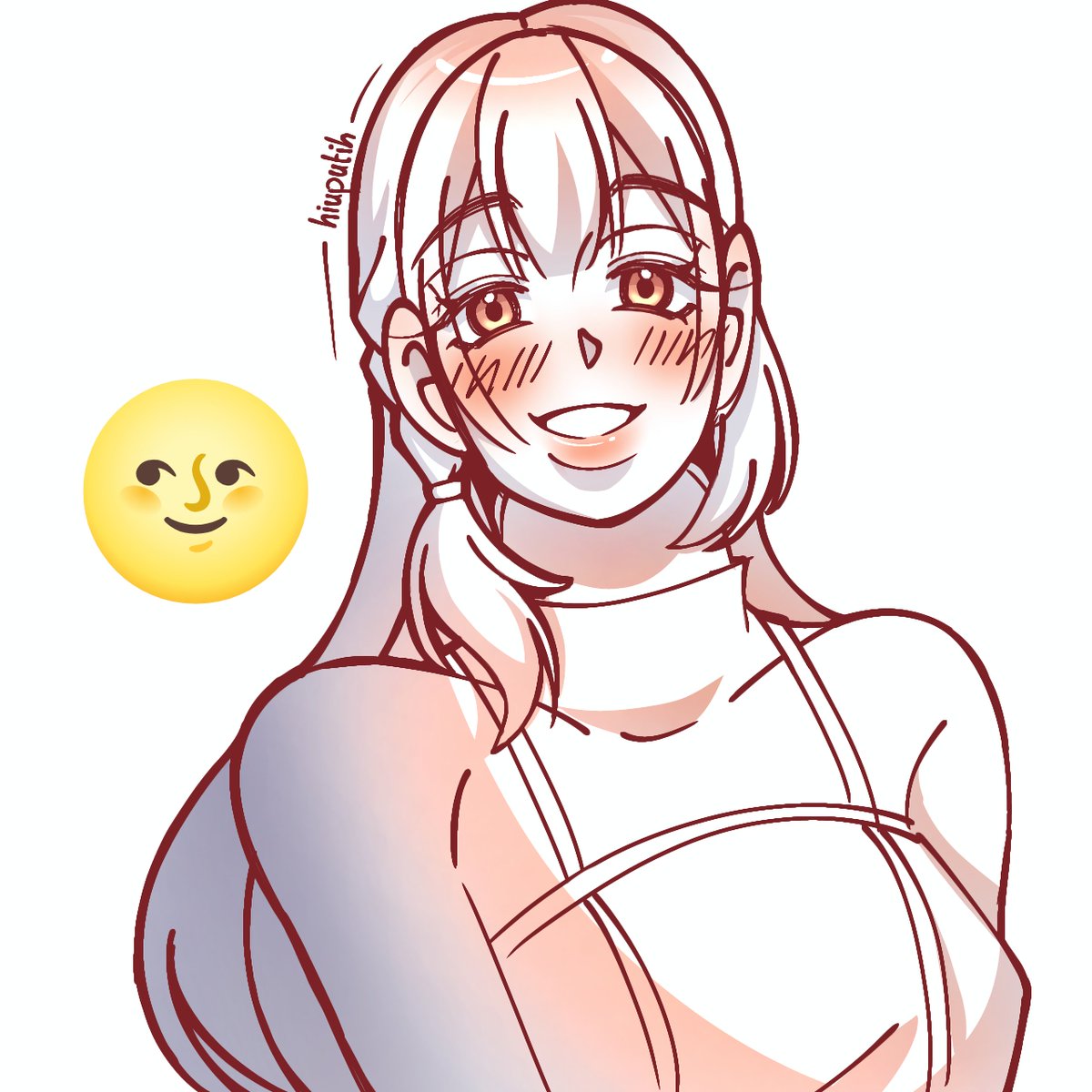 Hiuputih06's tweet photo. [Repost]
Happy Wednesday friendo~ have a good rest tonight🛌
Thanks for ur hardworking as always🫶

Aniwai emoji face for the day is 🌝 with Ashe🍀
Very nice req from @Eilaniaa_✨

If u guys see this on ur way scrollin' around, hope ur day always filled by happiness🦈🌻
#oc #rkgk https://t.co/L8sE73yD7V