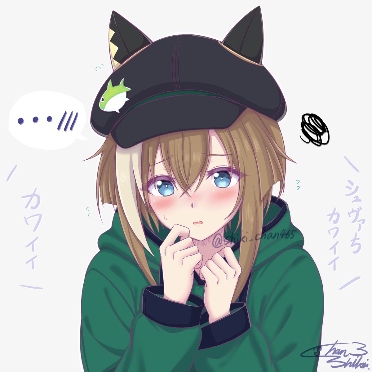 shiki_chan465's tweet photo. #今月描いた絵を晒そう 
シュヴァちしか描いてない!!!! https://t.co/KlkAkbMCMr